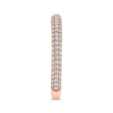 Round Diamond Wedding Band in 14K Rose Gold