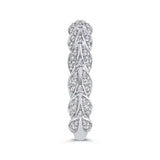 Round Diamond Wedding Band in 14K White Gold