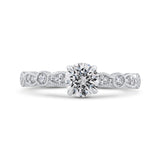 Diamond Engagement Ring in 14K White Gold