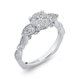 Diamond Engagement Ring in 14K White Gold
