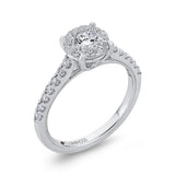 Diamond Engagement Ring in 14K White Gold