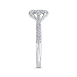 Diamond Engagement Ring in 14K White Gold