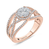 Diamond Fashion Ring in 14K Two Tone Gold
