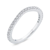Diamond Wedding Band in 14K White Gold