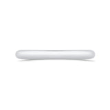 Plain Wedding Band in 14K White Gold