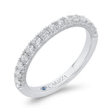 Diamond Half-Eternity Wedding Band in 14K White Gold