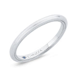 Plain Wedding Band in 14K White Gold