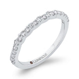 Diamond Wedding Band in 14K White Gold