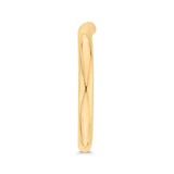 Euro Shank Plain Wedding Band in 14K Yellow Gold