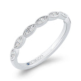 Diamond Wedding Band in 14K White Gold