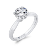 Diamond Engagement Ring in 14K White Gold (Semi-Mount)