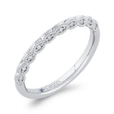 Diamond Wedding Band in 14K White Gold