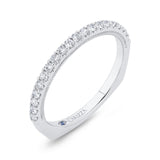 Diamond Wedding Band in 14K White Gold