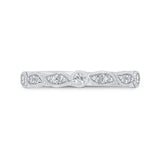 Diamond Wedding Band in 14K White Gold