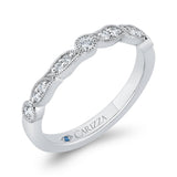 Diamond Wedding Band in 14K White Gold