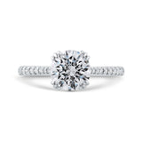 Diamond Engagement Ring in 14K White Gold (Semi-Mount)