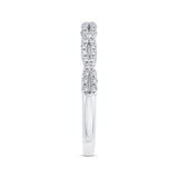Diamond Wedding Band in 14K White Gold