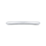 Plain Wedding Band in 14K White Gold