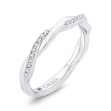 Diamond Wedding Band in 14K White Gold