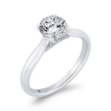 Diamond Engagement Ring in 14K White Gold (Semi-Mount)