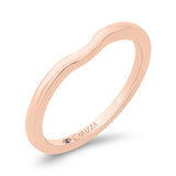 Diamond Wedding Band in 14K Rose Gold