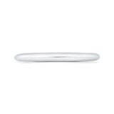 Plain Wedding Band in 14K White Gold