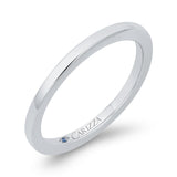 Plain Wedding Band in 14K White Gold