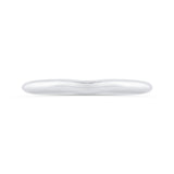Plain Wedding Band in 14K White Gold