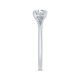 Diamond Engagement Ring in 14K White Gold (Semi-Mount)