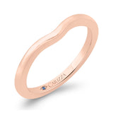Plain Wedding Band in 14K Rose Gold