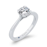 Diamond Engagement Ring in 14K White Gold (Semi-Mount)