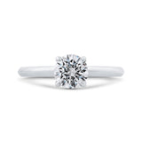 Solitaire Engagement Ring in 14K White Gold (Semi-Mount)