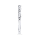 Diamond Wedding Band in 14K White Gold