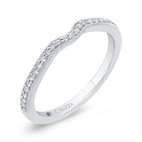Diamond Wedding Band in 14K White Gold
