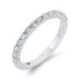 Diamond Wedding Band in 14K White Gold
