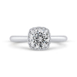 Diamond Engagement Ring in 14K White Gold (Semi-Mount)