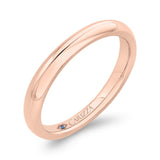 Plain Wedding Band in 14K Rose Gold