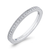 Diamond Wedding Band in 14K White Gold
