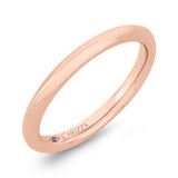 Plain Wedding Band in 14K Rose Gold