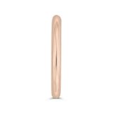 Plain Wedding Band in 14K Rose Gold