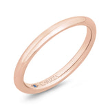 Plain Wedding Band in 14K Rose Gold