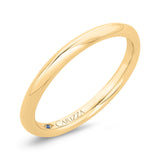 Plain Wedding Band in 14K Yellow Gold