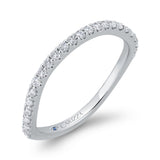 Diamond Wedding Band in 14K White Gold
