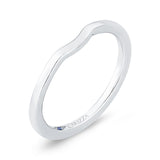 Plain Wedding Band in 14K White Gold