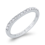 Diamond Wedding Band in 18K White Gold