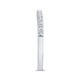 Diamond Wedding Band in 18K White Gold