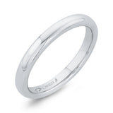 Plain Wedding Band in 18K White Gold
