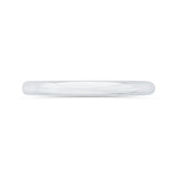 Plain Wedding Band in 14K White Gold
