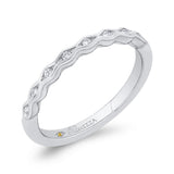 Diamond Wedding Band in 14K White Gold