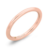Plain Wedding Band in 14K Rose Gold